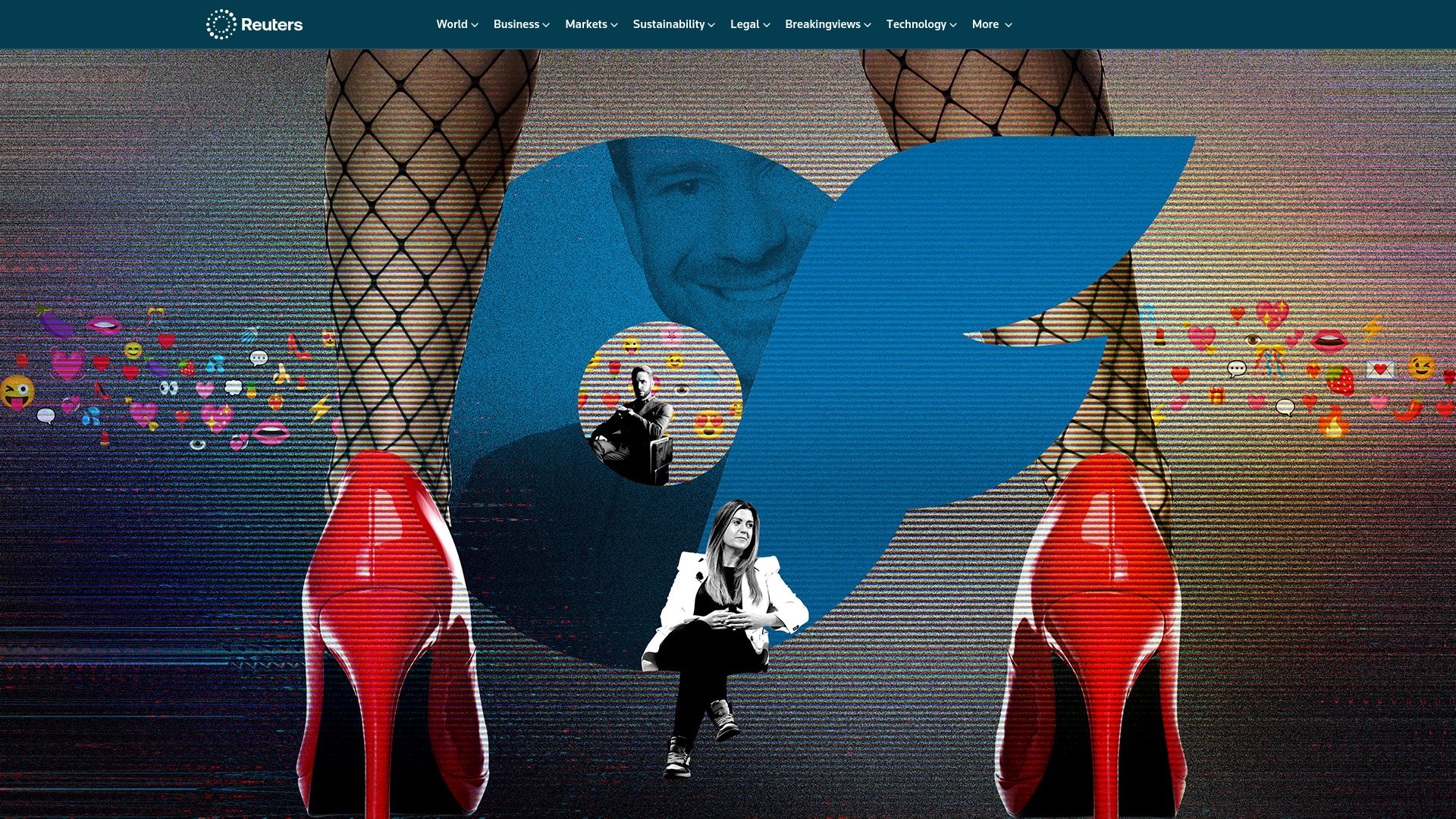 Screenshot of reuters.com: OnlyFans turned into an empire bent on redefining porn