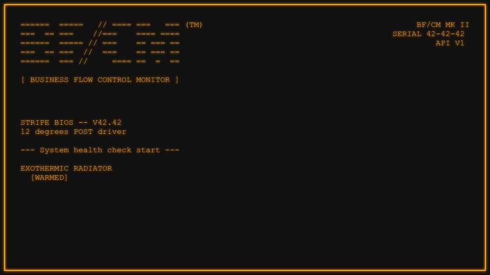 Screenshot of bfcm.stripe.com: Stripe Black Friday Dashboard (Physical Machine)