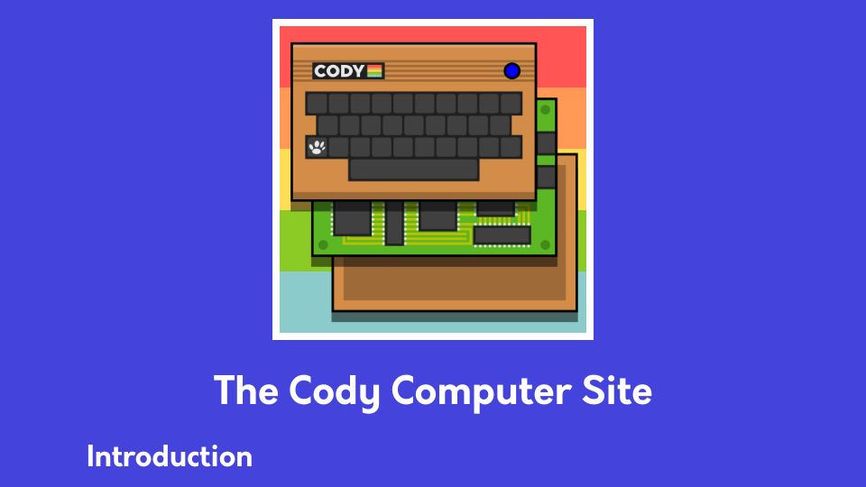 Screenshot of codycomputer.org: The Cody Computer