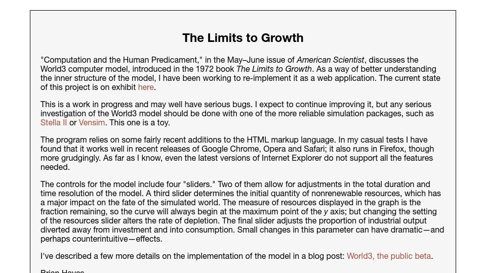 Screenshot of bit-player.org: Limits to Growth (1972)