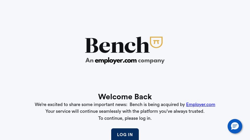 Screenshot of techcrunch.com: Bench to be acquired after abruptly shutting down