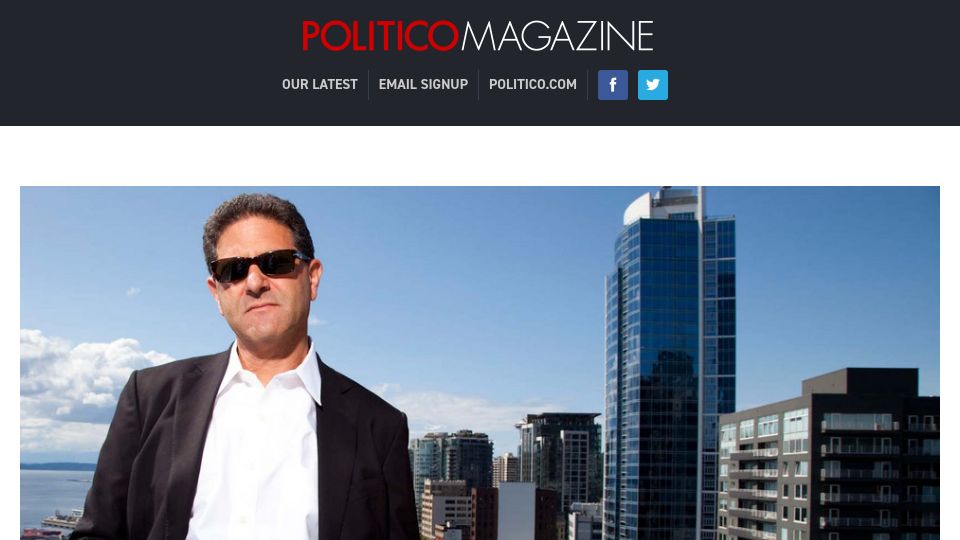 Screenshot of politico.com: The Pitchforks Are Coming for Us Plutocrats (2014)