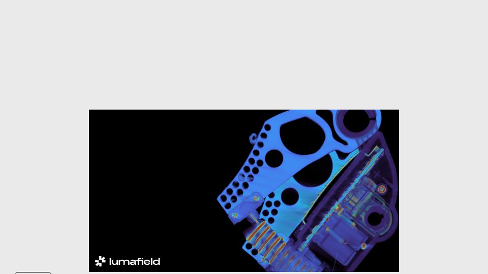 Screenshot of lumafield.com: CT Scans of New vs. Used SawStop