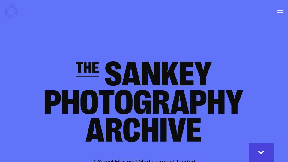 Screenshot of sankeyphotoarchive.uk: The Sankey Photography Archive