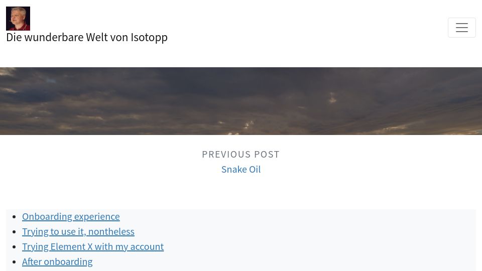 Screenshot of blog.koehntopp.info: The Matrix Trashfire
