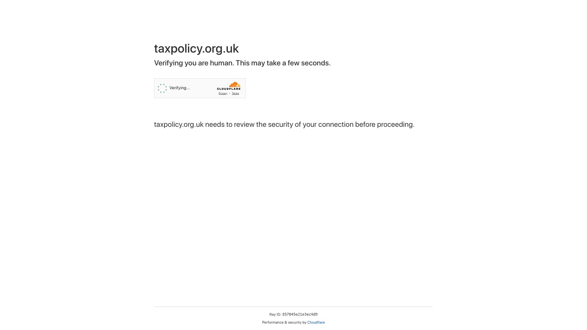 Screenshot of taxpolicy.org.uk: The epidemic of fraudulent DMCA takedowns