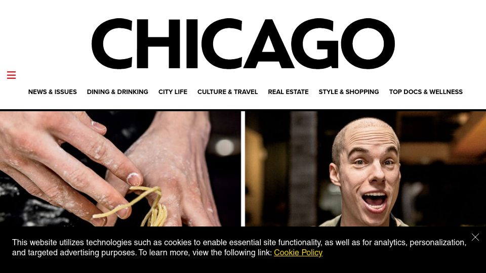 Screenshot of chicagomag.com: The Ramen Lord