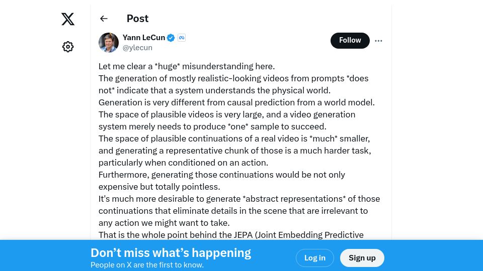 Screenshot of twitter.com: Let me clear a huge misunderstanding