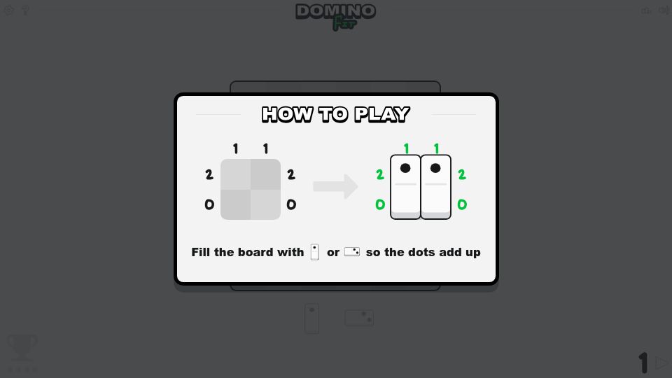 Screenshot of dominofit.isotropic.us: Show HN: Domino Fit – Domino Tiling Puzzle