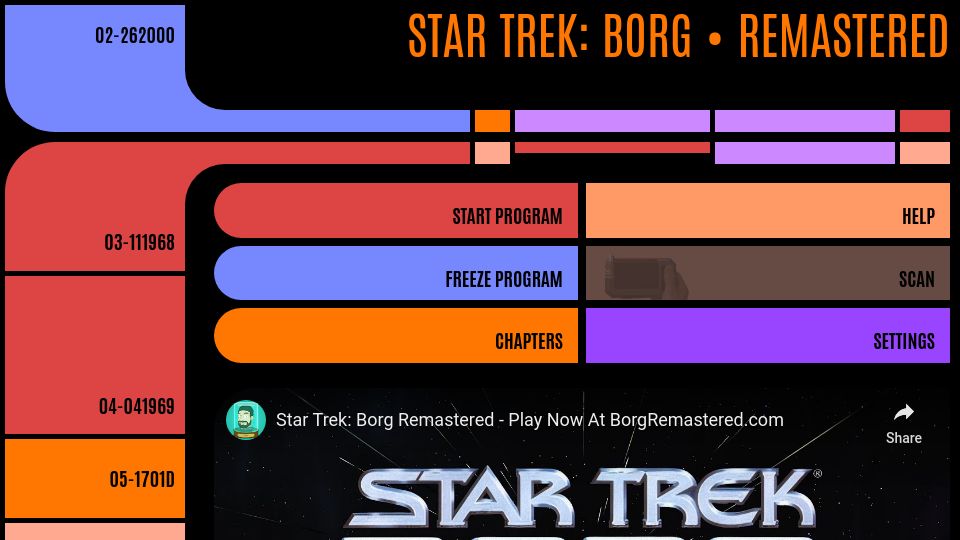 Screenshot of borgremastered.com: Star Trek: Borg – Remastered