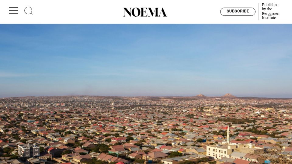 Screenshot of noemamag.com: Somaliland: A country shaped by poetry