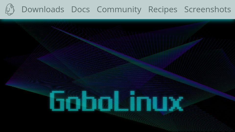 Screenshot of gobolinux.org: GoboLinux