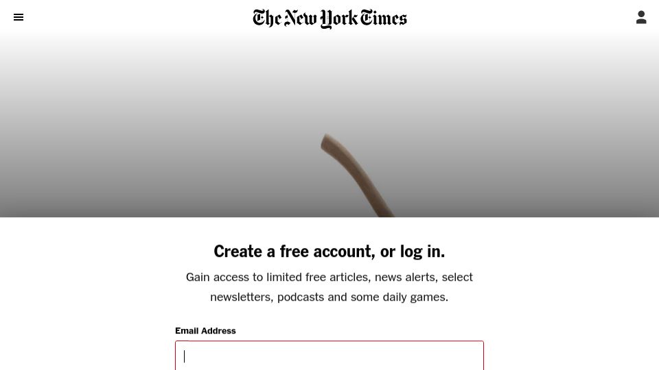 Screenshot of nytimes.com: How the media industry keeps losing the future