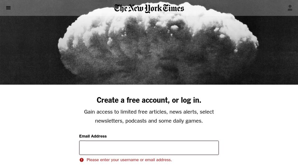 Screenshot of nytimes.com: A reporter's journey into how the U.S. funded the bomb