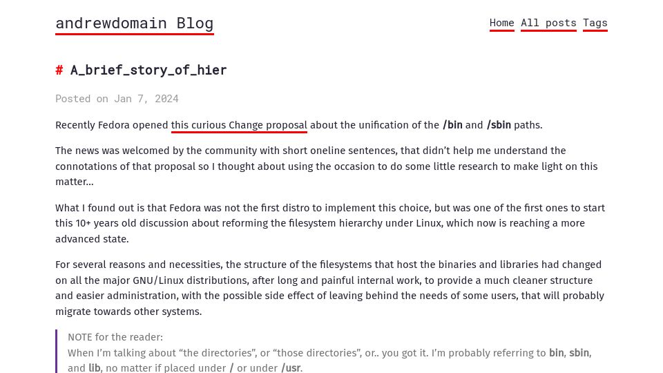 Screenshot of andrewdomain.com: A_brief_story_of_hier