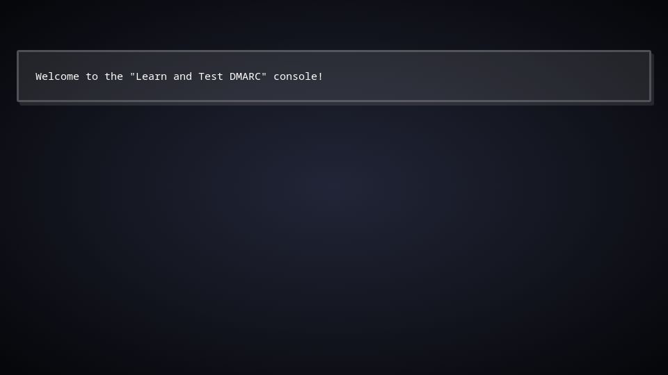 Screenshot of dmarctester.com: Learn and Test DMARC