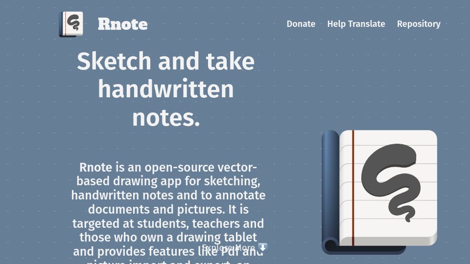Screenshot of rnote.flxzt.net: Rnote – An open-source vector-based drawing app