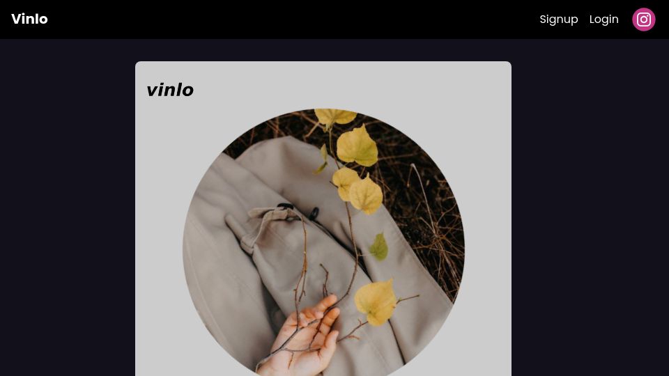 Screenshot of vinlo.co: Show HN: I made Vinlo – Spinning artwork video for your music