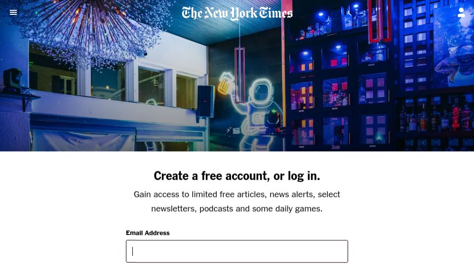 Screenshot of nytimes.com: Elon Musk Has a Giant Charity. Its Money Stays Close to Home