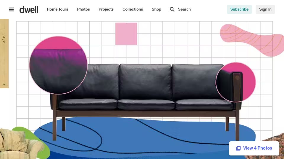 Screenshot of dwell.com: Why are most sofas so bad?
