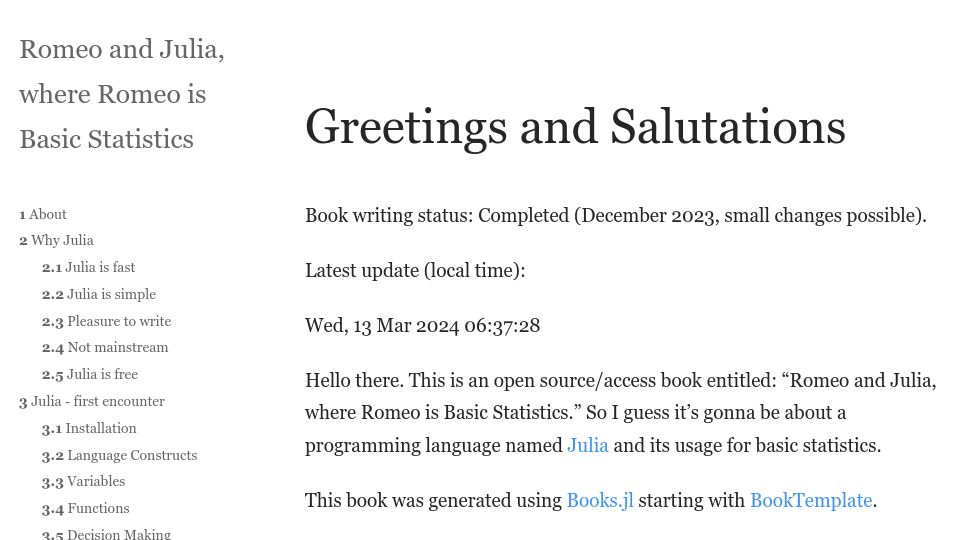 Screenshot of b-lukaszuk.github.io: Romeo and Julia, Where Romeo Is Basic Statistics