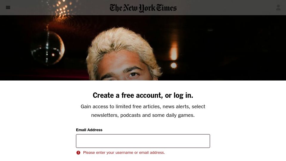 Screenshot of nytimes.com: How to Win Friends and Hustle People