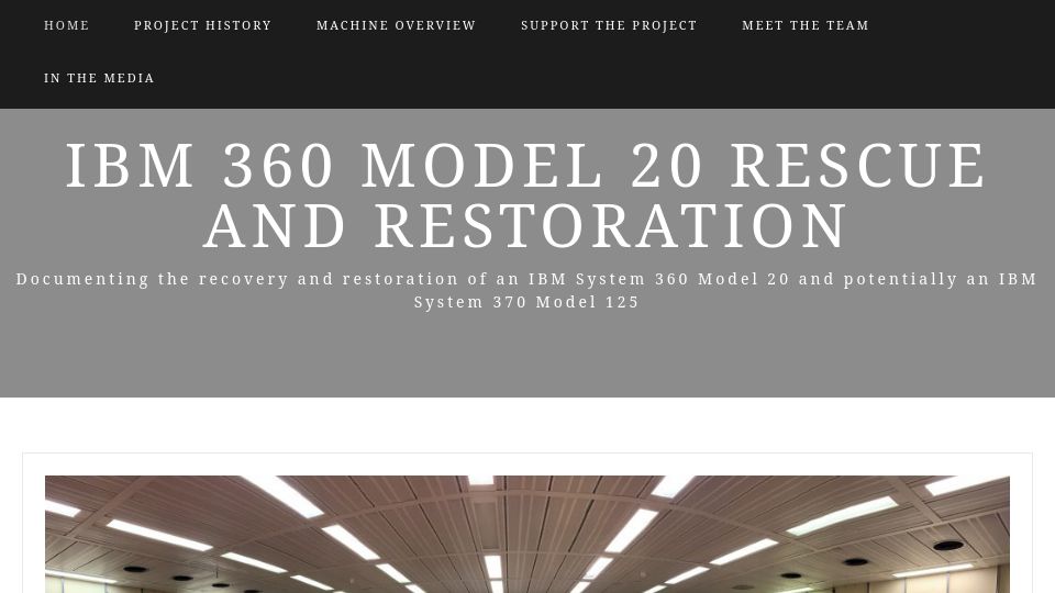 Screenshot of ibm360.co.uk: IBM 360’s are searching for a new home