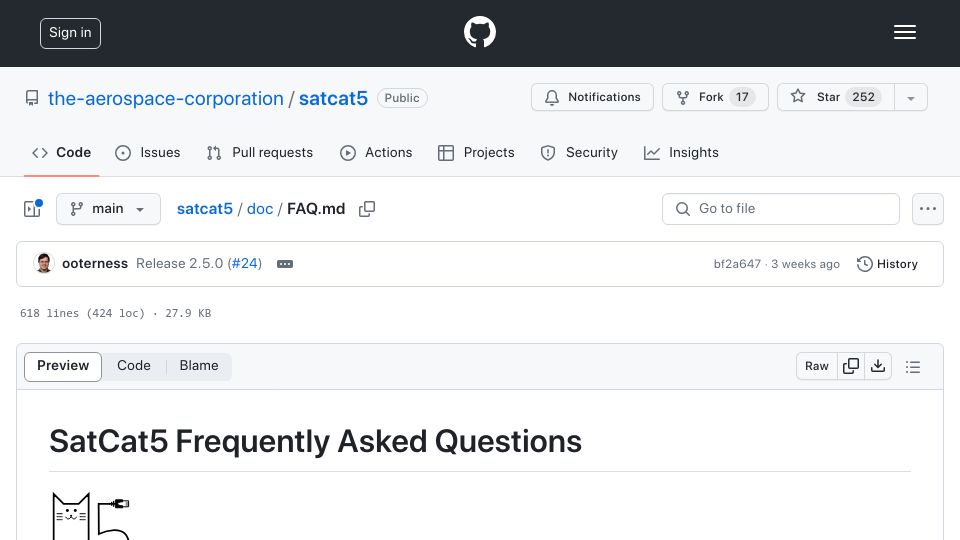 Screenshot of github.com: Show HN: SatCat5, the open-source FPGA Ethernet switch