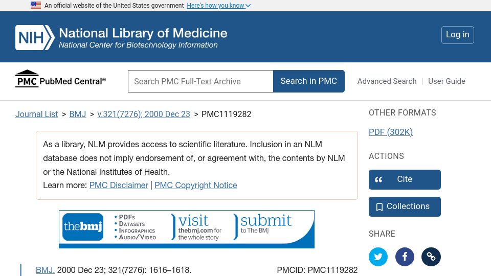 Screenshot of ncbi.nlm.nih.gov: Instinctive Sleeping and Resting Postures (2000)