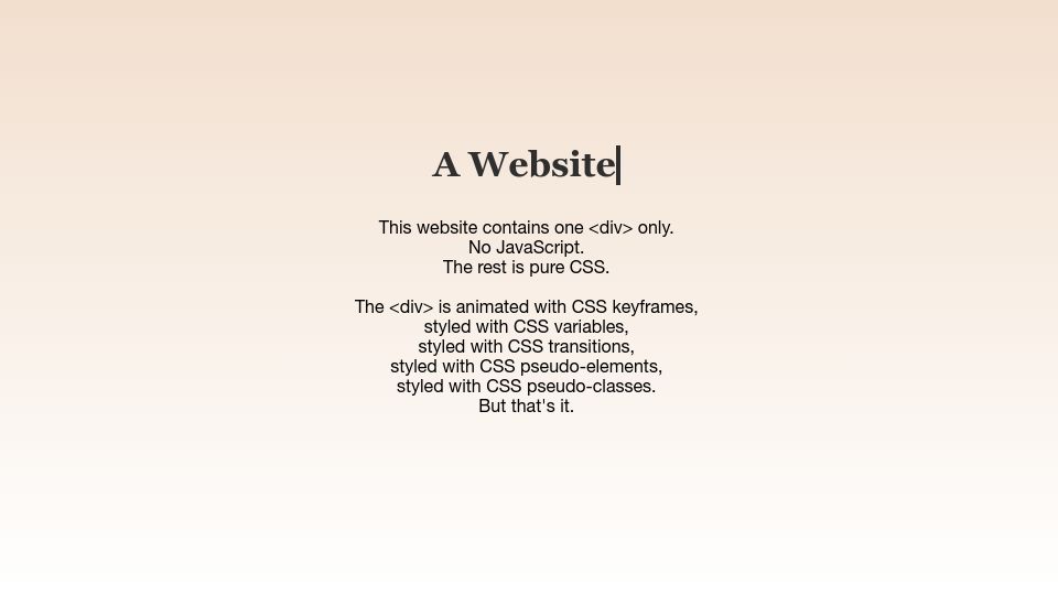 Screenshot of pure-css-site.netlify.app: Pure CSS Website