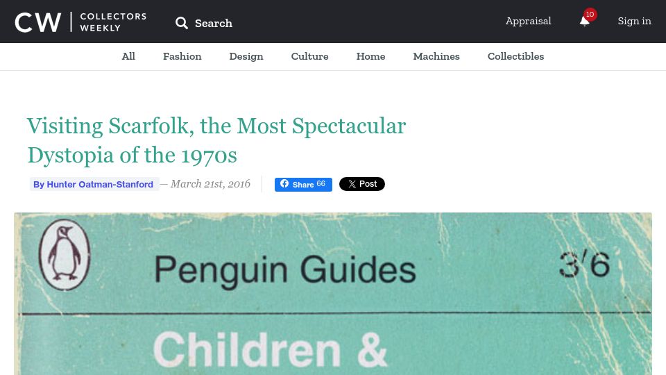Screenshot of collectorsweekly.com: Visiting Scarfolk, the most spectacular dystopia of the 1970s (2016)