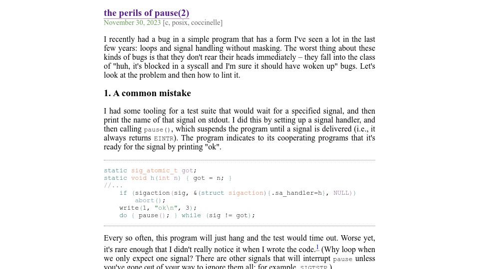 Screenshot of cipht.net: The perils of pause(2) (2023)