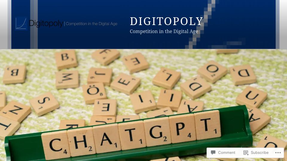 Screenshot of digitopoly.org: The AI Gold Rush