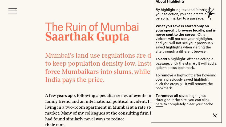 Screenshot of asteriskmag.com: The Ruin of Mumbai