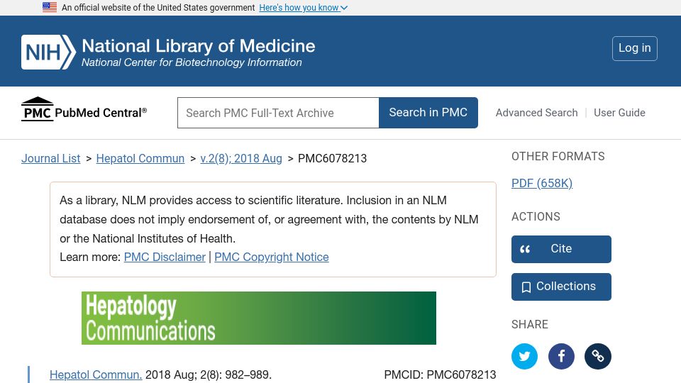 Screenshot of ncbi.nlm.nih.gov: "I Miss My Liver." Nonmedical Sources in the History of Hepatocentrism (2018)