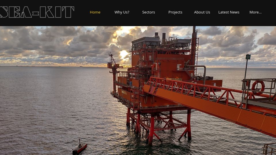 Screenshot of sea-kit.com: Sea Kit