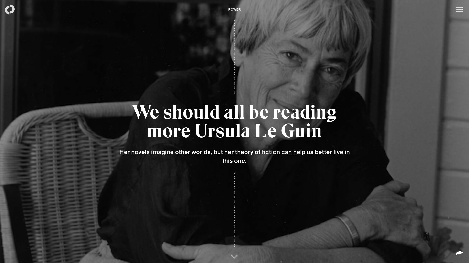 Screenshot of theoutline.com: Reading more Ursula Le Guin (2019)