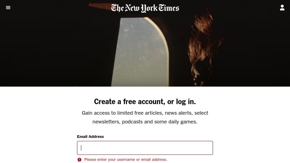 Screenshot of nytimes.com: A Lifetime Under the Moon's Shadow