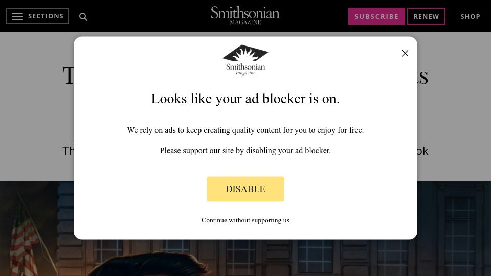 Screenshot of smithsonianmag.com: The Wide Awakes: A 19th century club of cape-wearing anti-slavery activists