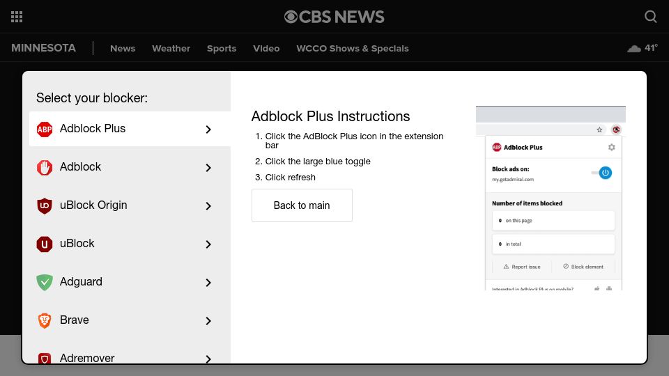 Screenshot of cbsnews.com: Court approves 3M multi-billion dollar settlement over PFAS in drinking water