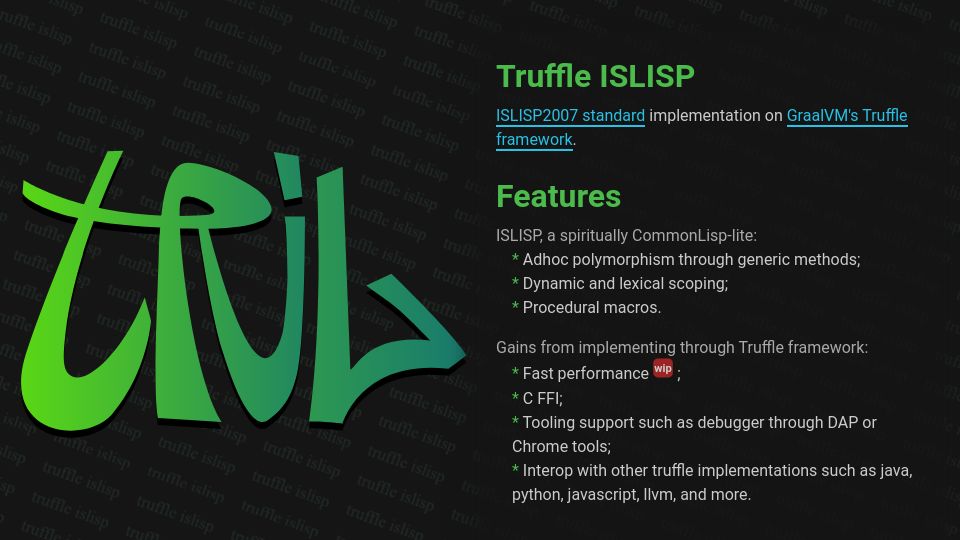 Screenshot of arvyy.github.io: Truffle ISLISP