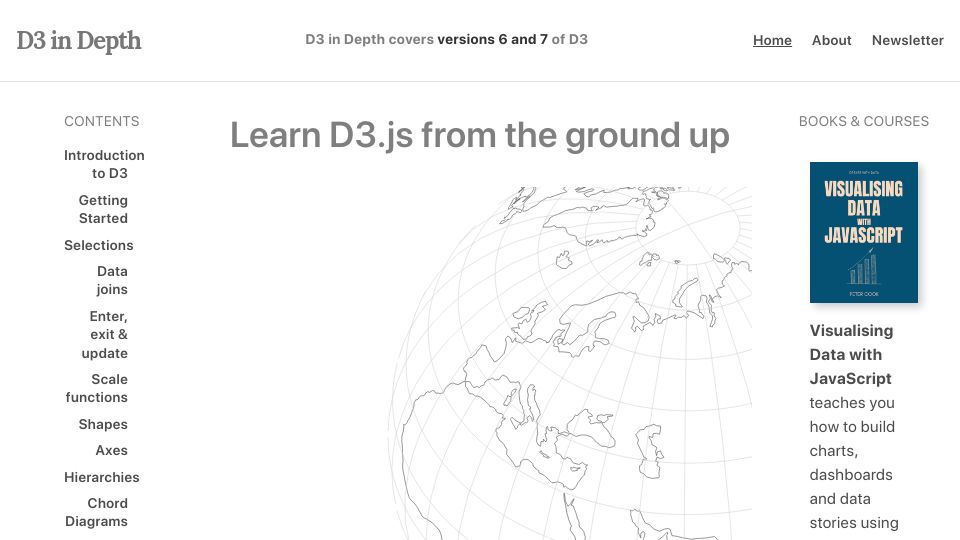 Screenshot of d3indepth.com: D3 in Depth