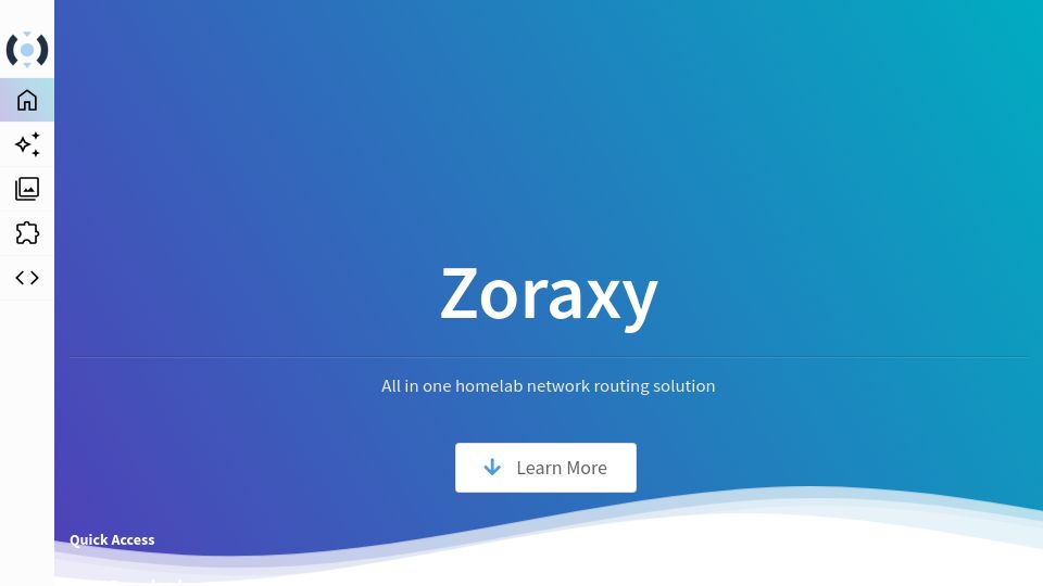 Screenshot of zoraxy.arozos.com: Zoraxy: Open-Source, All in one homelab network routing solution