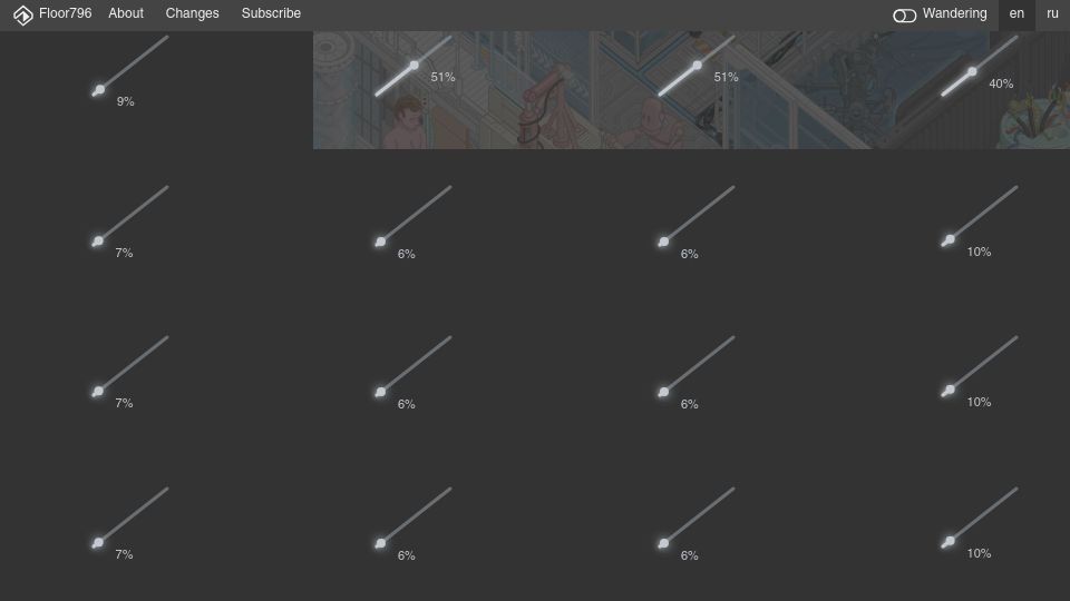 Screenshot of floor796.com: Floor796