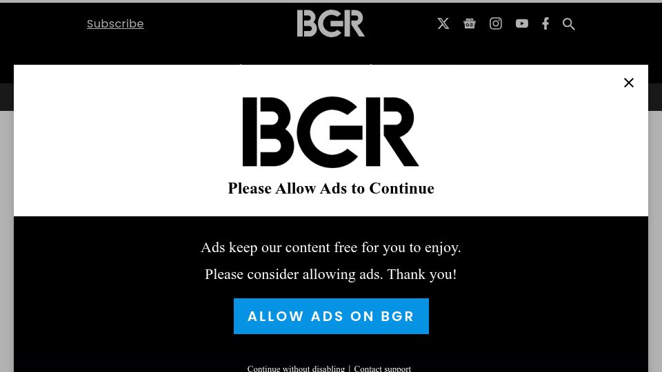 Screenshot of bgr.com: Frozen human brain tissue was successfully revived for the first time