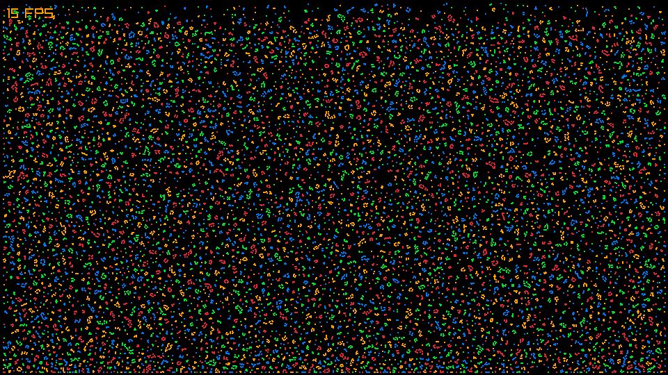 Screenshot of kotsoft.github.io: Fast real time fluid simulator based on MPM algorithm
