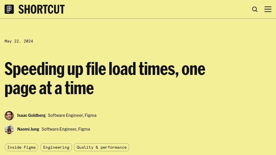 Screenshot of figma.com: Dynamic loading of real-time content at Figma