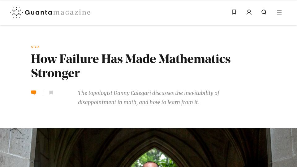 Screenshot of ams.org: Disappointment