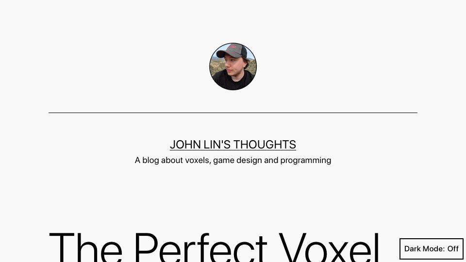 Screenshot of voxely.net: The Perfect Voxel Engine (2021)