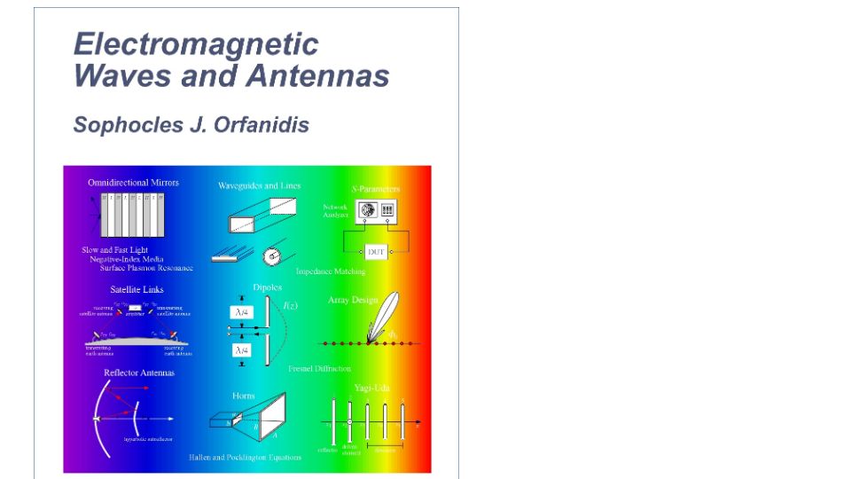 Screenshot of ece.rutgers.edu: Electromagnetic Waves and Antennas (2016)